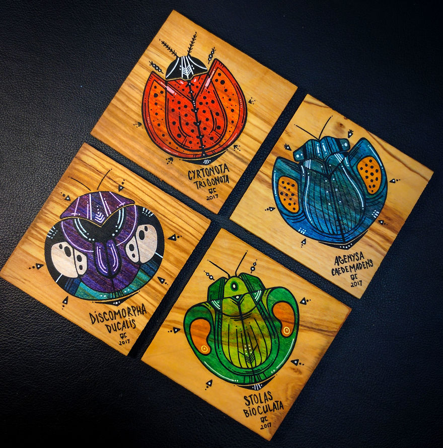 I Paint Insects On Cutting Boards