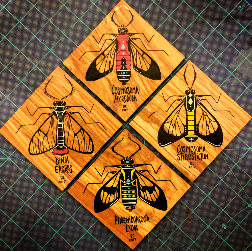 I Paint Insects On Cutting Boards