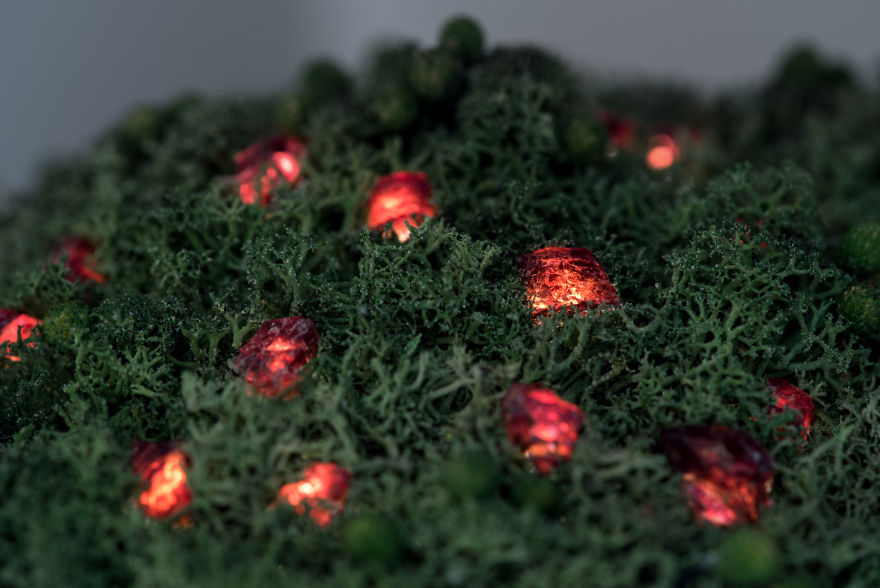 We Make Unique Lamps From Real Crystals And Moss We Make Unique Lamps From Real Crystals And Moss