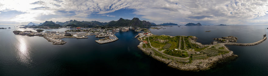 Cod Racks At Svolvaer Harbour