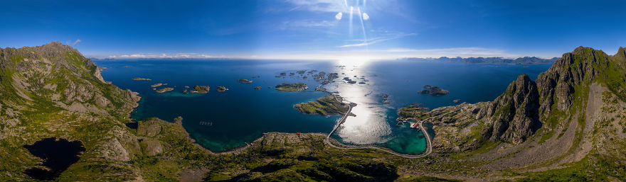 Henningsvaer From Mt. Presten