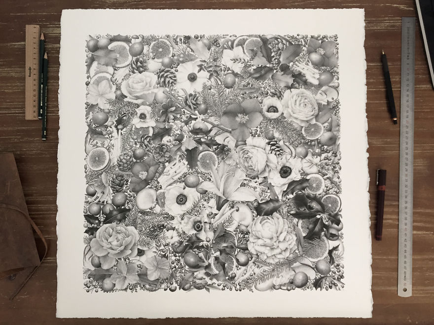 8 Million Dots And 400 Hours Later, I Present My Artwork "Winter"