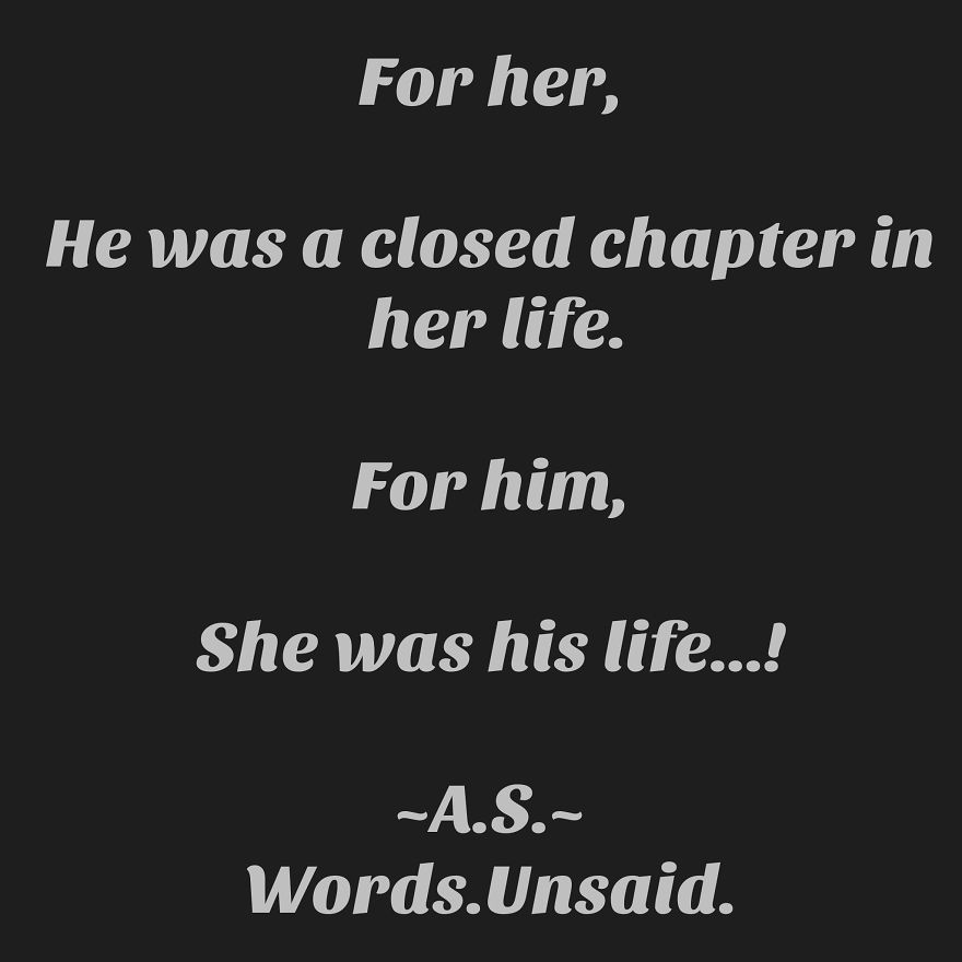 Words Unsaid