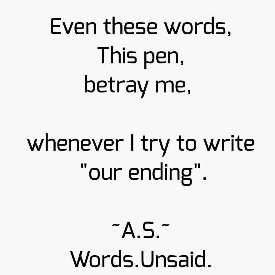 Words Unsaid