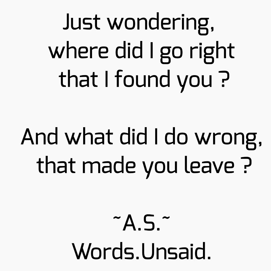 Words Unsaid