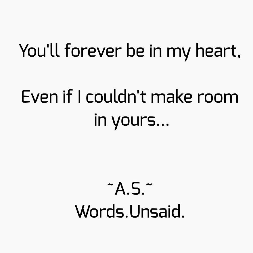 Words Unsaid