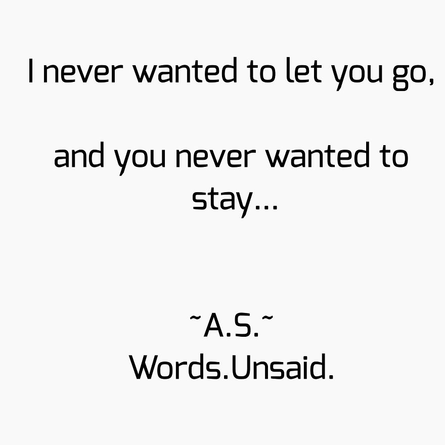 Words Unsaid
