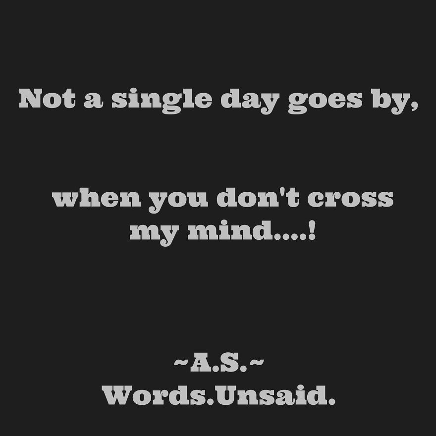 Words Unsaid