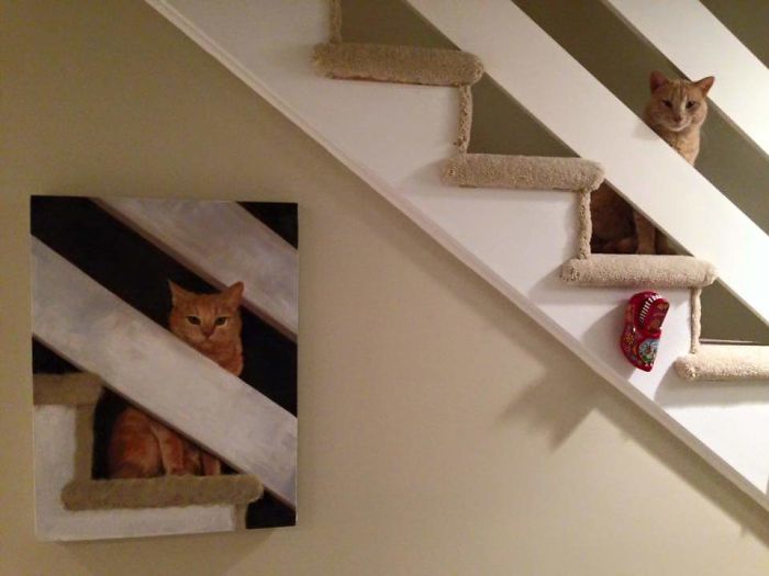 Painted A Picture Of My Cat