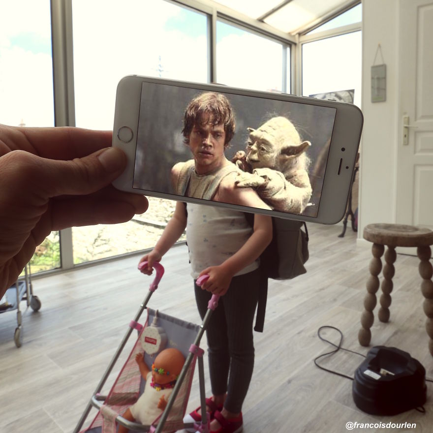 I Insert Star Wars Scenes Into Real Life Situations Using My Iphone