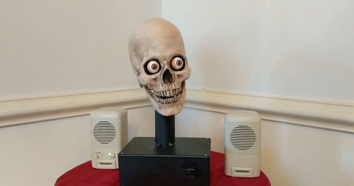 Guy Hacks His Alexa To Speak From A Skull, And It’s The Stuff Of Nightmares