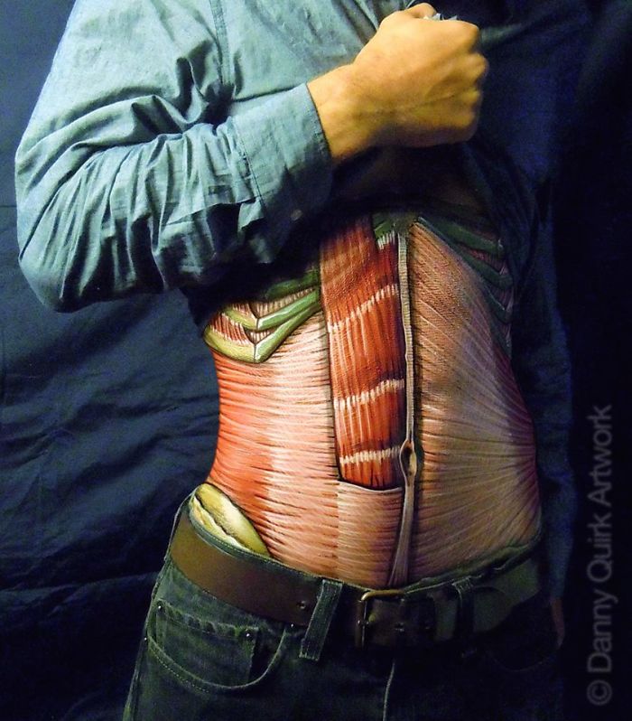 Realistic Anatomical Paintings Reveal The Structures That Lie Beneath Our Skin