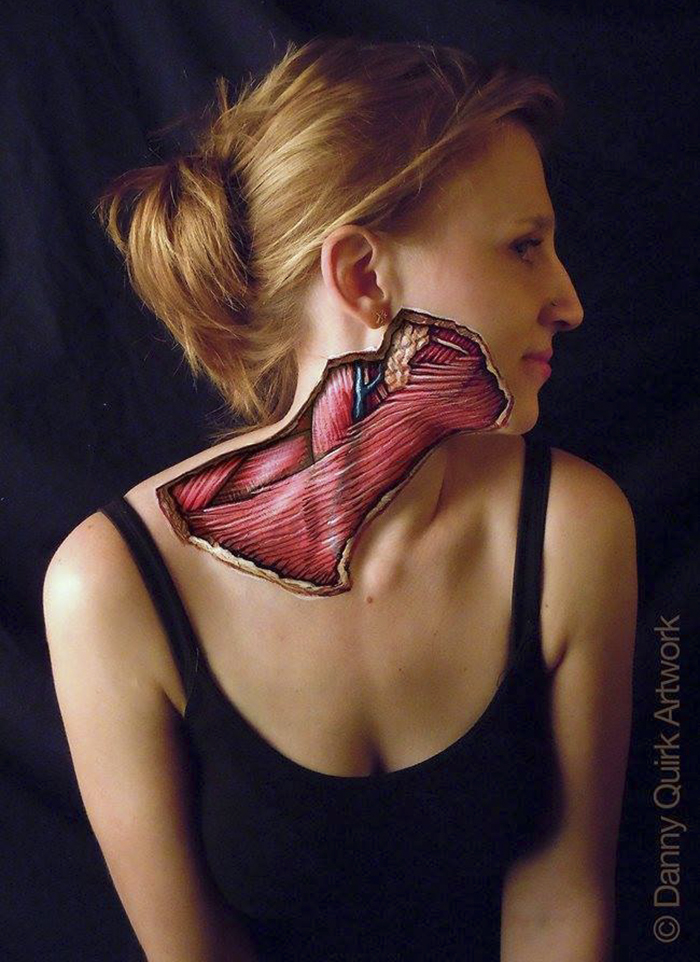 Realistic Anatomical Paintings Reveal The Structures That Lie Beneath Our Skin