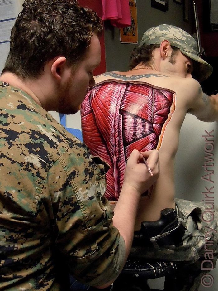 Realistic Anatomical Paintings Reveal The Structures That Lie Beneath Our Skin