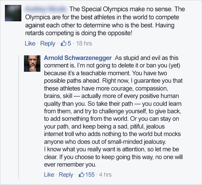 arnold-schwarzenegger-shuts-down-troll-special-olympics-10 arnold-schwarzenegger-shuts-down-troll-special-olympics-10