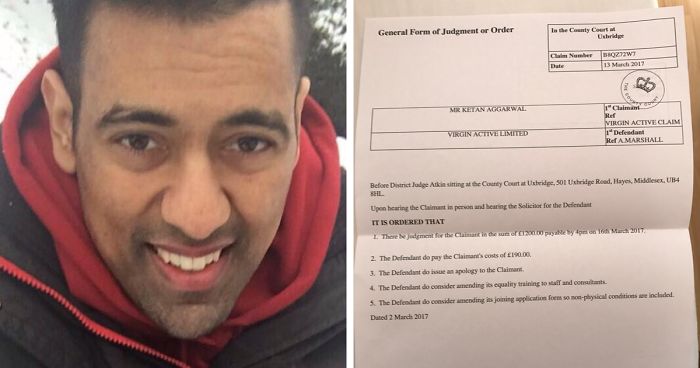 Autistic Man Called “Stupid” By Gym Staff Teaches Himself Law, Sues The Company And Wins