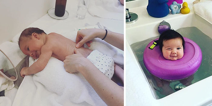 No podrás resistir lo adorables que son las fotos de este spa para bebés