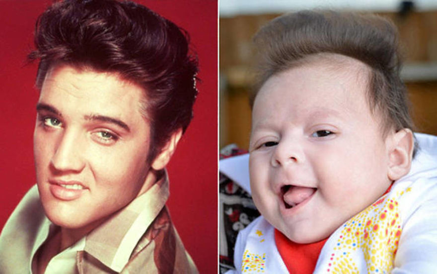 I Think He Looks Like Elvis.