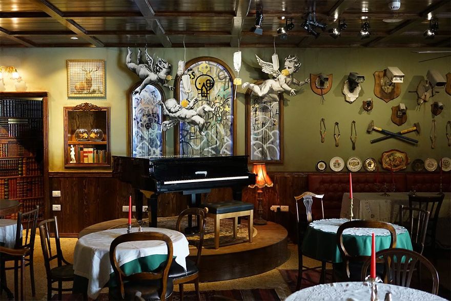 Banksy Opens "The Walled Off" Art Hotel In Palestine, And It Has The 'Worst View In The World'