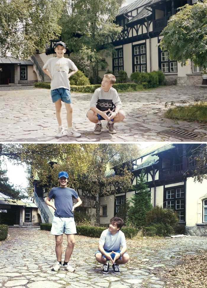 Present For Mom, 20 Years Ago And Now