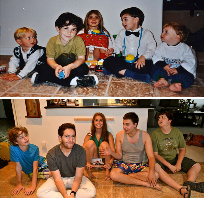 Me And My Cousins. Then And Now