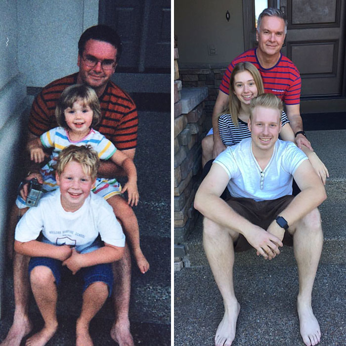 We Took The Original Photo When I Was 8 And Now I'm 23