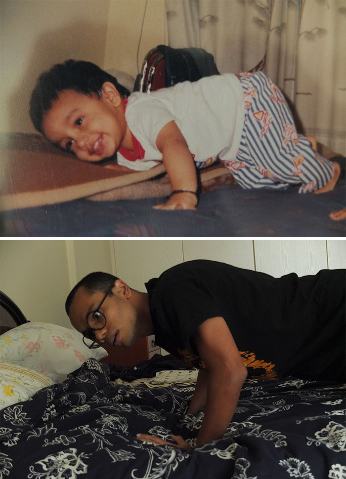 About 2 Years Old And 23 Years Later