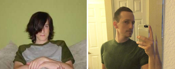 This Is What I Looked Like At 16 And This This Is Me Looking Awfully Douchey At 30
