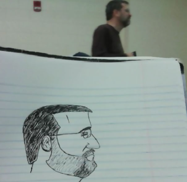 bored-student-draws-silly-professor-1 bored-student-draws-silly-professor-1