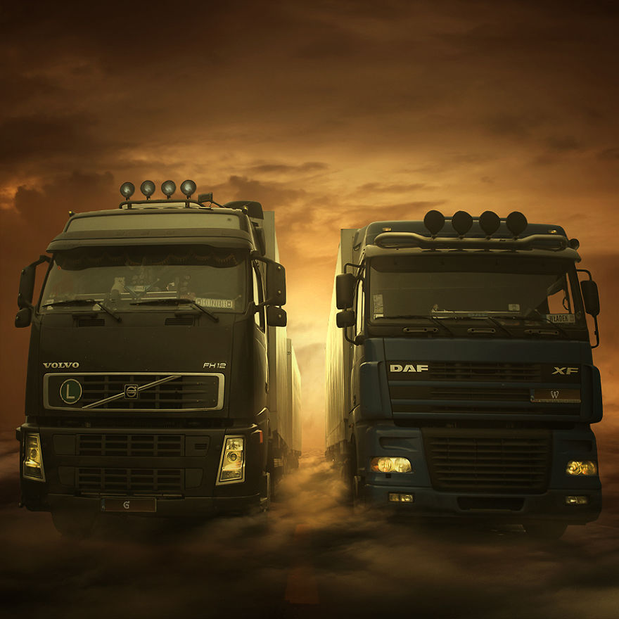 I Rescue Beautiful Old Cars From Being Forgotten Using Digital Art I Rescue Beautiful Old Cars From Being Forgotten Using Digital Art