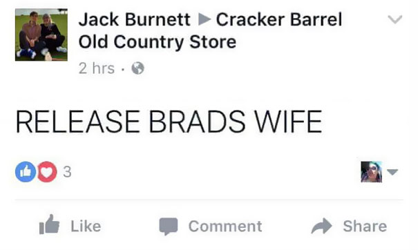 brads-wife-fired-cracker-barrel-facebook-20 brads-wife-fired-cracker-barrel-facebook-20