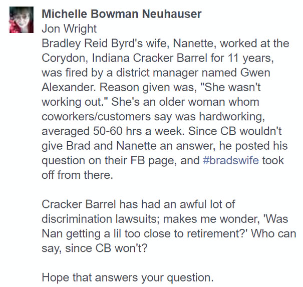 brads-wife-fired-cracker-barrel-facebook-41 brads-wife-fired-cracker-barrel-facebook-41