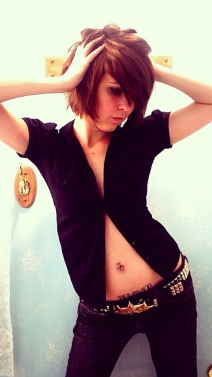 A Very Dramatic And Hip 18 Year Old. Now At 28 I Am Covered In Tattoos And Much Less Dramatic.