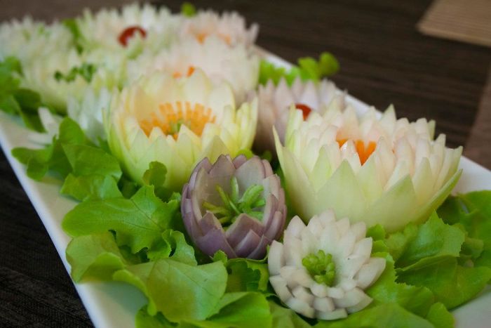 Carvings From Fruit And Vegetables