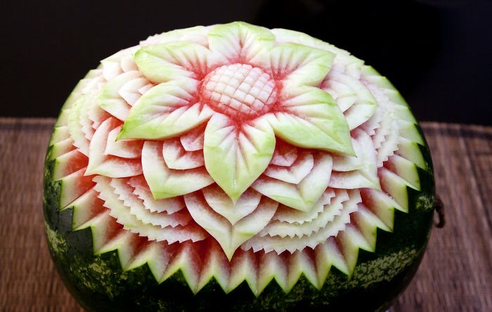 Carvings From Fruit And Vegetables