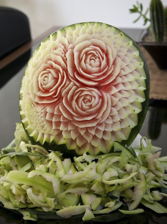 Carvings From Fruit And Vegetables