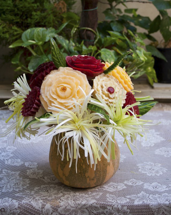 Carvings From Fruit And Vegetables