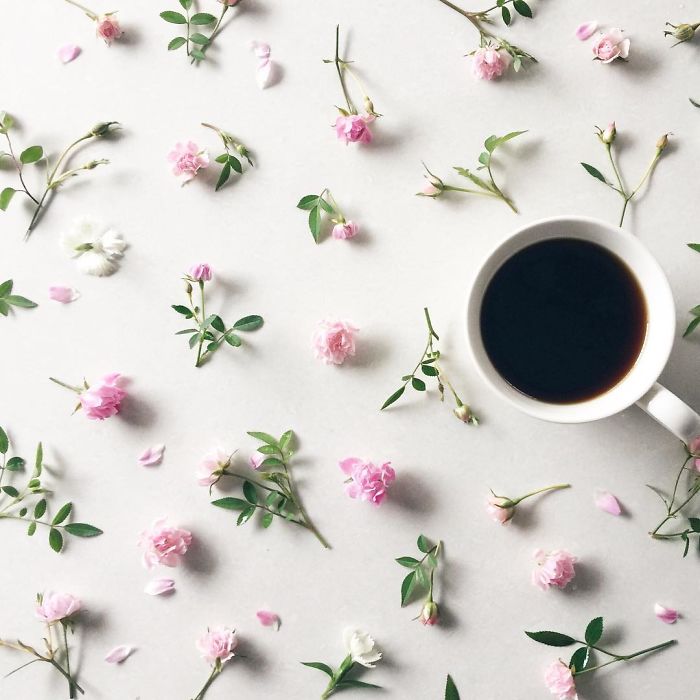 Flower Coffee Compositions