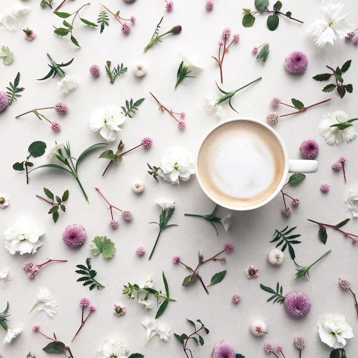 Flower Coffee Compositions