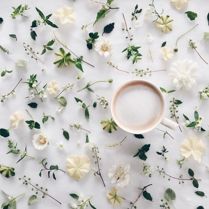 Flower Coffee Compositions