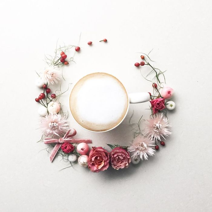 Flower Coffee Compositions