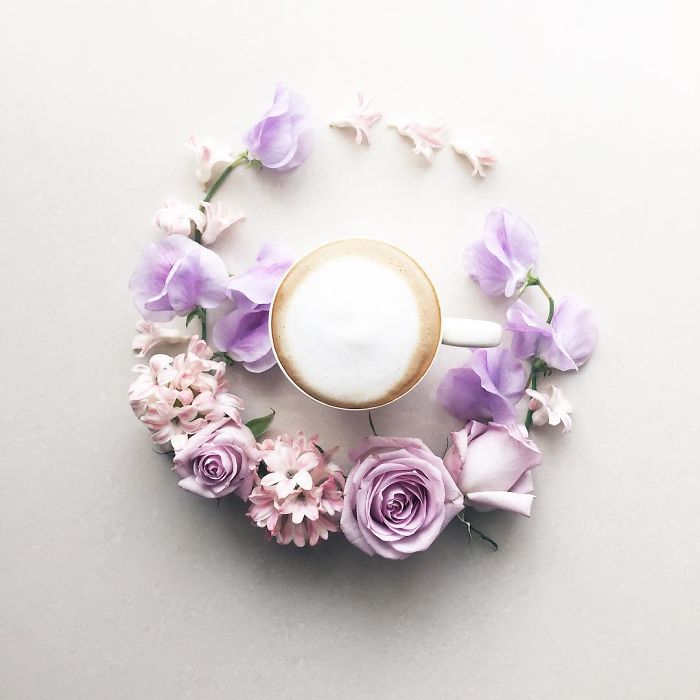 Flower Coffee Compositions