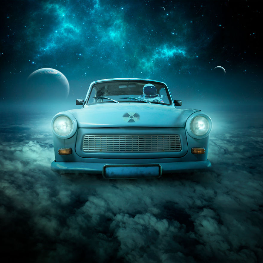 I Rescue Beautiful Old Cars From Being Forgotten Using Digital Art I Rescue Beautiful Old Cars From Being Forgotten Using Digital Art