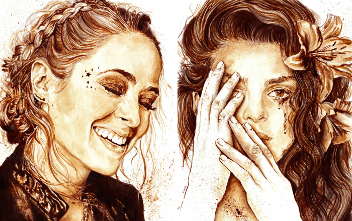 Painting Emotions With Coffee