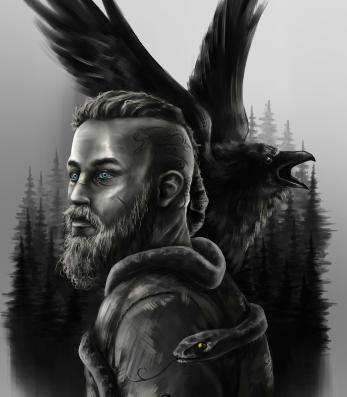 Ragnar Lothbrok Speedpaint Process