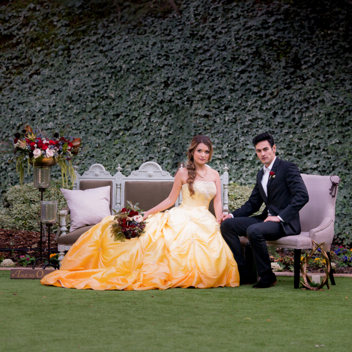 I Had A Beauty And The Beast Wedding Inspiration Photo Shoot!