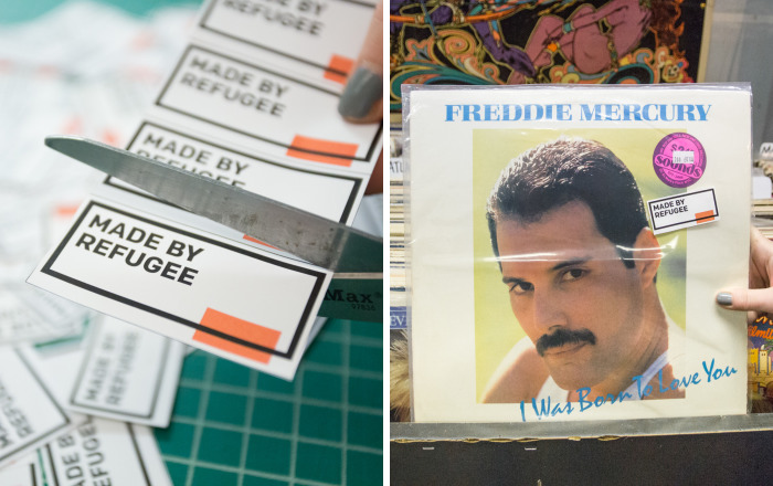 We Stuck Stickers On Everyday Products To Prove That Our Favorite Things Are Made By Refugees