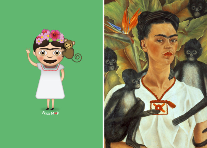 I Turned My Emoji Keyboard Into A Frida Kahlo Art Gallery