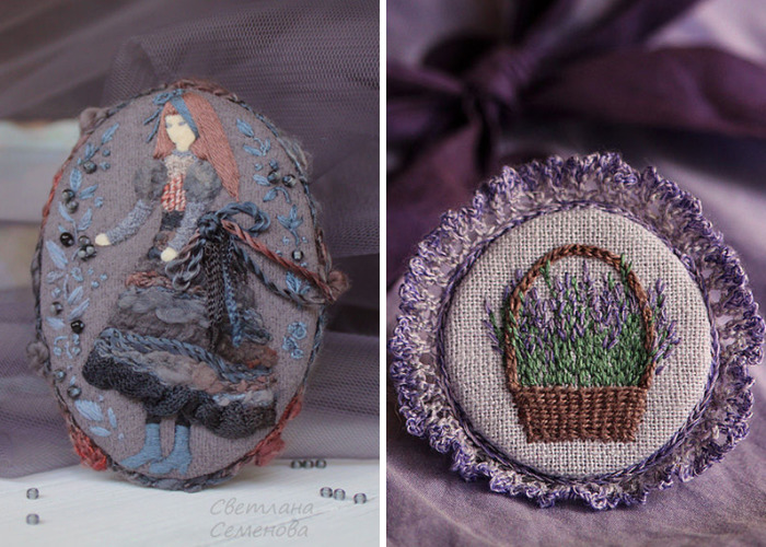 Light Of Sweet Windows: Comfy Brooches By Svetlana Semenova