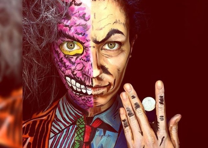 Superhero And Villain Facepaint Creations